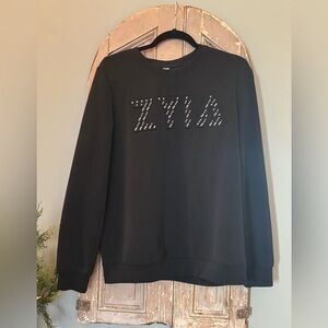 Zyia Active Womens Emergence Sweatshirt Pullover Black